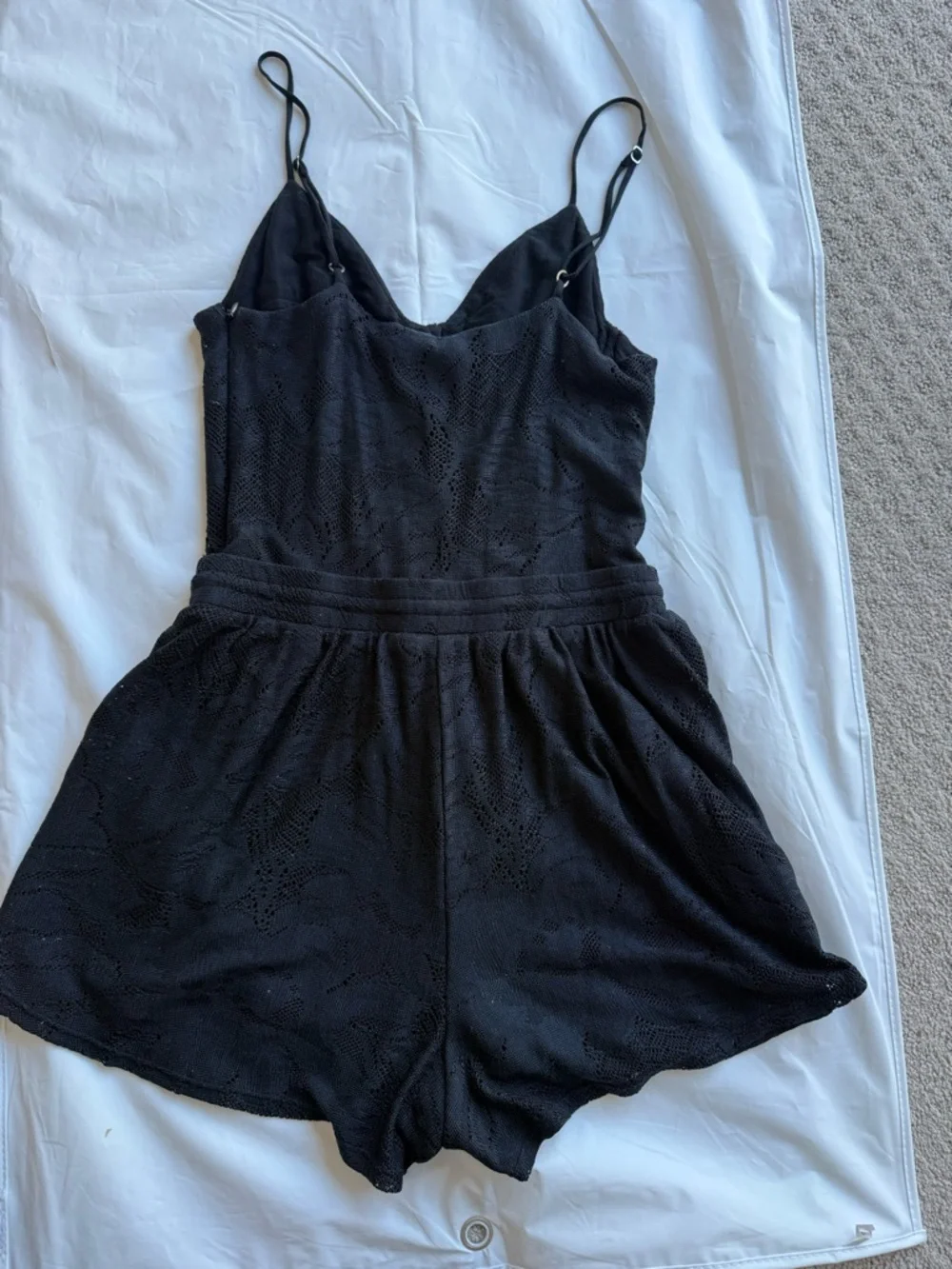 Rory Beca Black Lace Romper Jumpsuit - Picture 5 of 8